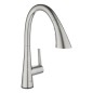 Grohe ZedraTouch - Mitigeur électronique d'évier avec douchette extractible, supersteel 30219DC2 Grohe ZedraTouch - Mitigeur électronique d'évier avec douchette extractible, supersteel 30219DC2