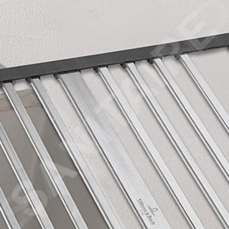 Villeroy & Boch Accessoires - Grille de défilement 445x450 mm, inox brossé 9K0800K1