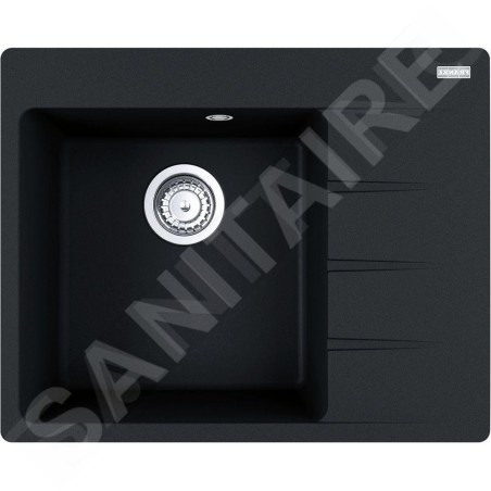 Franke Centro - Évier en Fragranite CNG 611-62 TL/2, 62x50 cm, onyx 114.0637.503