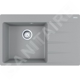 Franke Centro - Évier en Fragranite CNG 611-78 TL/2, 78x50 cm, pierre grise 114.0637.516