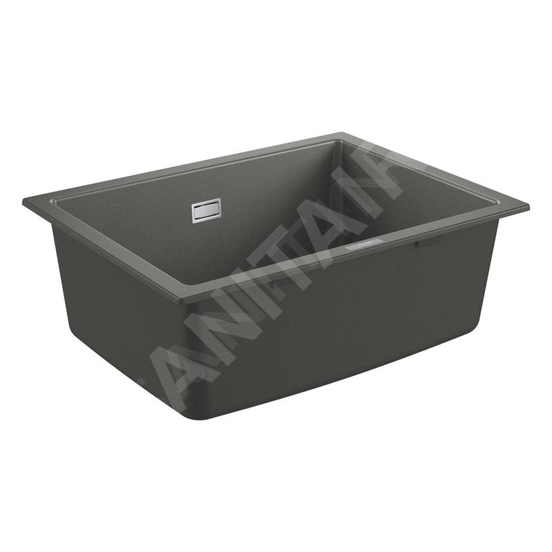 Grohe Éviers - Évier composite K700 avec garniture de vidage, 610x460 mm, gris granite 31655AT0