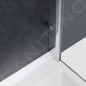 Polysan Accessoires - Barre de recouvrement pour receveurs de douche, 1200 x 1000 mm, blanc 91021
