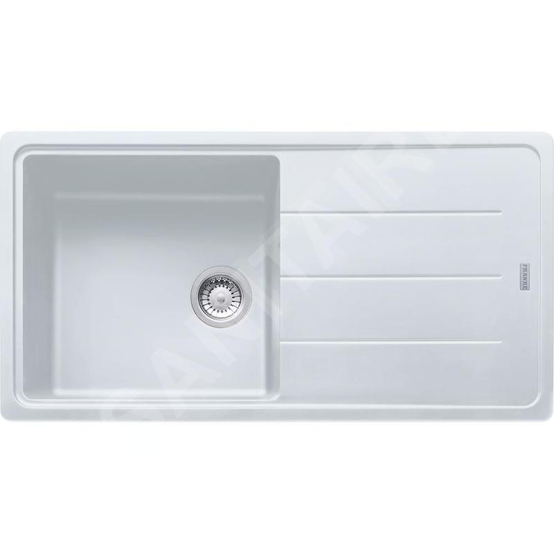 Franke Basis - Évier en granite BFG 611, 97x50 cm, blanc artic 114.0285.303 Franke Basis - Évier en granite BFG 611, 97x50 cm, blanc artic 114.0285.303