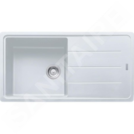 Franke Basis - Évier en granite BFG 611, 97x50 cm, blanc artic 114.0285.303