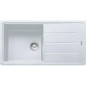 Franke Basis - Évier en granite BFG 611, 97x50 cm, blanc artic 114.0285.303 Franke Basis - Évier en granite BFG 611, 97x50 cm, blanc artic 114.0285.303