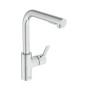 Ideal Standard Gusto - Mitigeur d'évier avec douchette extractible, chrome BD420AA