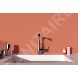 Ideal Standard Gusto - Mitigeur d'évier avec douchette extractible, chrome BD420AA
