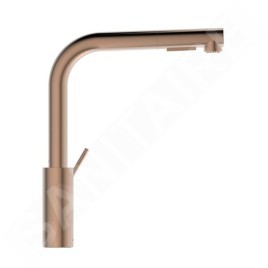 Ideal Standard Gusto - Mitigeur d'évier avec douchette extractible, Sunset Rose BD420J4