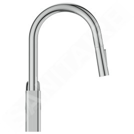 Ideal Standard CeraPlan - Mitigeur d'évier avec douchette extractible, BlueStart, chrome BD338AA