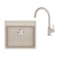 Franke Colonnes - Set de cuisine G274SA, évier en fragranit MRG 610-52 RTL + robinet FP 6018.082, sahara 114.0700.789 Franke Colonnes - Set de cuisine G274SA, évier en fragranit MRG 610-52 RTL + robinet FP 6018.082, sahara 114.0700.789