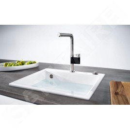 Franke Mythos - Évier en céramique MTK 610-58, 580x510 mm, Glacier 124.0335.706