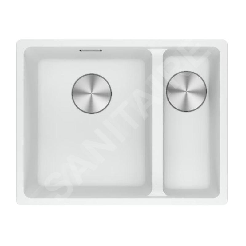 Franke Maris - Évier en fragranit MRG 160-34-15/2, 553x433 mm, blanc arctique 125.0687.267 Franke Maris - Évier en fragranit MRG 160-34-15/2, 553x433 mm, blanc arctique 125.0687.267
