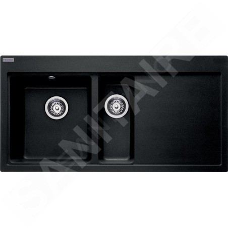 Franke Mythos - Évier en fragranit MTG 651-100/2, 1000x515 mm, onyx 114.0250.537