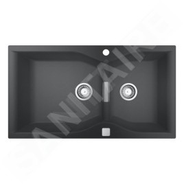 Grohe Éviers - Évier composite K700 avec vidage, 900x500 mm, gris granite 31658AT0