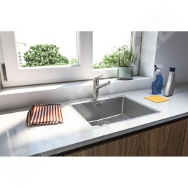 Franke Taros Neo - Mitigeur d'évier FC 6381.501, inox 115.0596.381