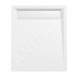 Polysan Receveurs de douche - Receveur de douche VARESA avec cache siphon, 1000x800 mm, blanc 71605