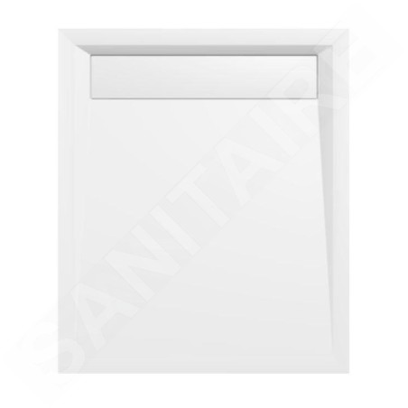 Polysan Receveurs de douche - Receveur de douche VARESA avec cache siphon, 1000x800 mm, blanc 71605