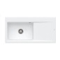 Villeroy & Boch Subway Style 60 - Évier en céramique 100x51 cm, CeramicPlus, Stone White 336201RW