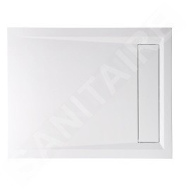 Polysan Receveurs de douche - Receveur de douche VARESA avec cache siphon, 1000x800 mm, blanc 71605