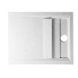 Polysan Receveurs de douche - Receveur de douche VARESA avec cache siphon, 1000x800 mm, blanc 71605 Polysan Receveurs de douche - Receveur de douche VARESA avec cache siphon, 1000x800 mm, blanc 71605