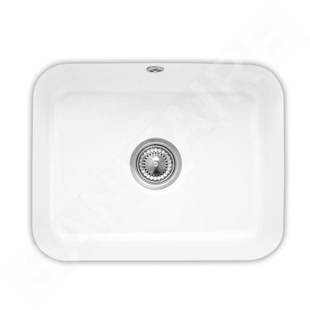 Villeroy & Boch Éviers - Évier en céramique 550x440 mm avec vidage, CeramicPlus, blanc alpin 670601R1