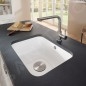 Villeroy & Boch Éviers - Évier en céramique 550x440 mm avec vidage, CeramicPlus, blanc alpin 670601R1