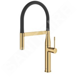 Grohe Essence - Mitigeur d'évier avec bec orientable, avec inverseur, Cool Sunrise 30294GL0