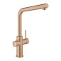 Grohe Blue Home - Mitigeur d'évier avec unité réfrigérante et filtration, Warm Sunset brossé 31454DL1