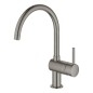 Grohe Minta - Mitigeur d'évier, Hard Graphite brossé 32917AL0