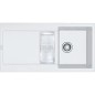 Franke Maris - Évier en fragranit MRG 651, 970x500 mm, blanc artic 114.0120.249
