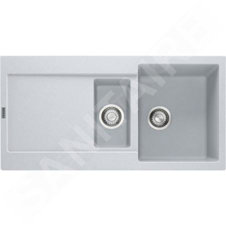 Franke Maris - Évier en fragranit MRG 651, 970x500 mm, blanc artic 114.0120.249