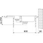 Franke Euroform - Évier en inox EFN 651-78, 780x475 mm + siphon 101.0250.587