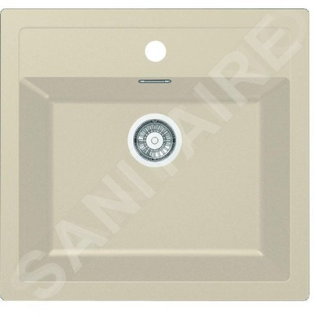 Franke Sirius - Évier en tectonite SID 610, 560x530 mm, beige 143.0670.894