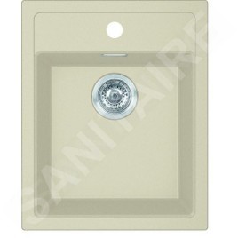 Franke Sirius - Évier en tectonite SID 610-40, 430x530 mm, beige 143.0670.895