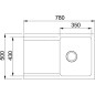 Franke Colonnes - Ensemble T96, évier en tectonite OID 611-78 et mitigeur FP 9000.031, noir / chrome 143.0675.618 Franke Colonnes - Ensemble T96, évier en tectonite OID 611-78 et mitigeur FP 9000.031, noir / chrome 143.0675.618