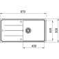 Franke Colonnes - Ensemble de cuisine G138, évier en fragranit BFG 611 et mitigeur FC 9547.424, sahara 114.0510.596 Franke Colonnes - Ensemble de cuisine G138, évier en fragranit BFG 611 et mitigeur FC 9547.424, sahara 114.0510.596