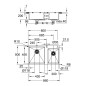 Grohe Éviers - Evier K700, 860x500 mm, inox brossé 31855SD0