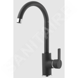 Alveus Sets - Ensemble d'évier Intermezzo 130 et la robinetterie Tonia, carbone SETA027