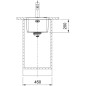 Franke Mythos - Évier MYX 110-34, 380x440 mm, inox 122.0637.419 Franke Mythos - Évier MYX 110-34, 380x440 mm, inox 122.0637.419