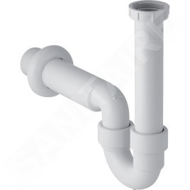 Geberit Accessoires - Siphon en tube pour éviers, sortie horizontale, d 40 mm 152.742.11.1