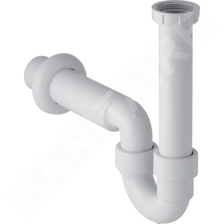 Geberit Accessoires - Siphon en tube pour éviers, sortie horizontale, d 40 mm 152.742.11.1