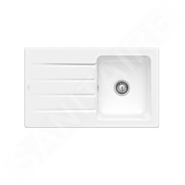Villeroy & Boch Architectura - Évier en céramique 860x510 mm avec vidage, CeramicPlus, blanc alpin 335001R1