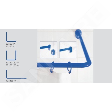 Sapho Accessoire Ridder - Barre de douche universelle, chromée 59500