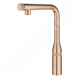 Grohe Essence SmartControl - Mitigeur d'évier avec douchette extractible, SmartControl, Warm Sunset brossé 31615DL0