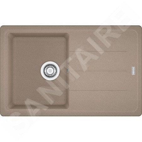 Franke Basis - Évier en fragranit BFG 611-78, 78x50 cm, cachemire 114.0494.757