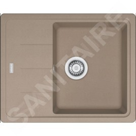 Franke Basis - Évier en fragranit BFG 611-62, 62x50 cm, cachemire 114.0494.751