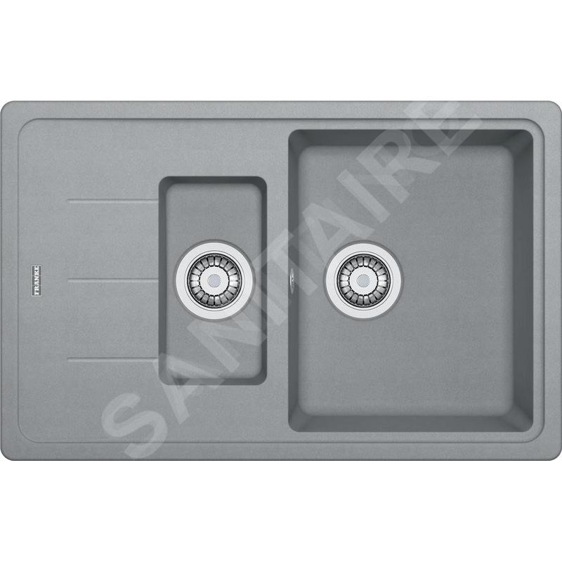 Franke Basis - Évier en fragranit BFG 651-78, 780x500 mm, pierre grise 114.0285.224 Franke Basis - Évier en fragranit BFG 651-78, 780x500 mm, pierre grise 114.0285.224