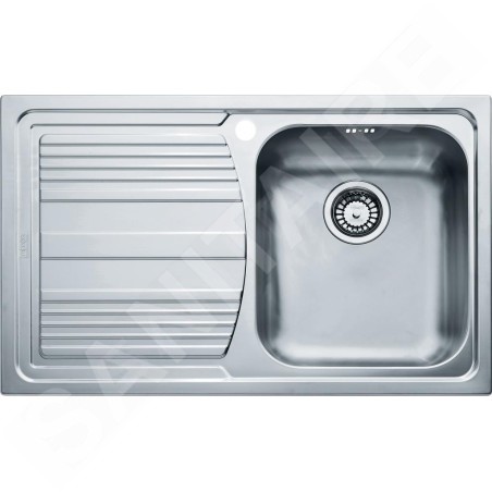 Franke Logica - Évier en inox LLL 611/7, 790x500 mm, tissé 101.0120.184