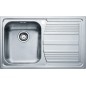 Franke Logica - Évier en inox LLX 611/2, 790x500 mm 101.0120.187 Franke Logica - Évier en inox LLX 611/2, 790x500 mm 101.0120.187