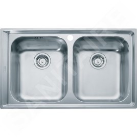 Franke Neptun - Évier en inox NEX 620, 860x510 mm + siphon 101.0120.273